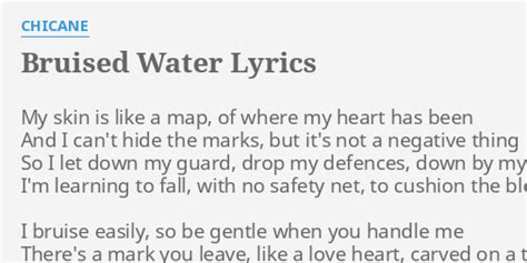 bruised water lyrics